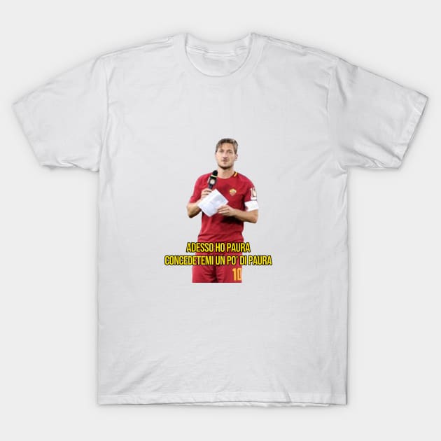 Francesco Totti T-Shirt by Paskwaleeno